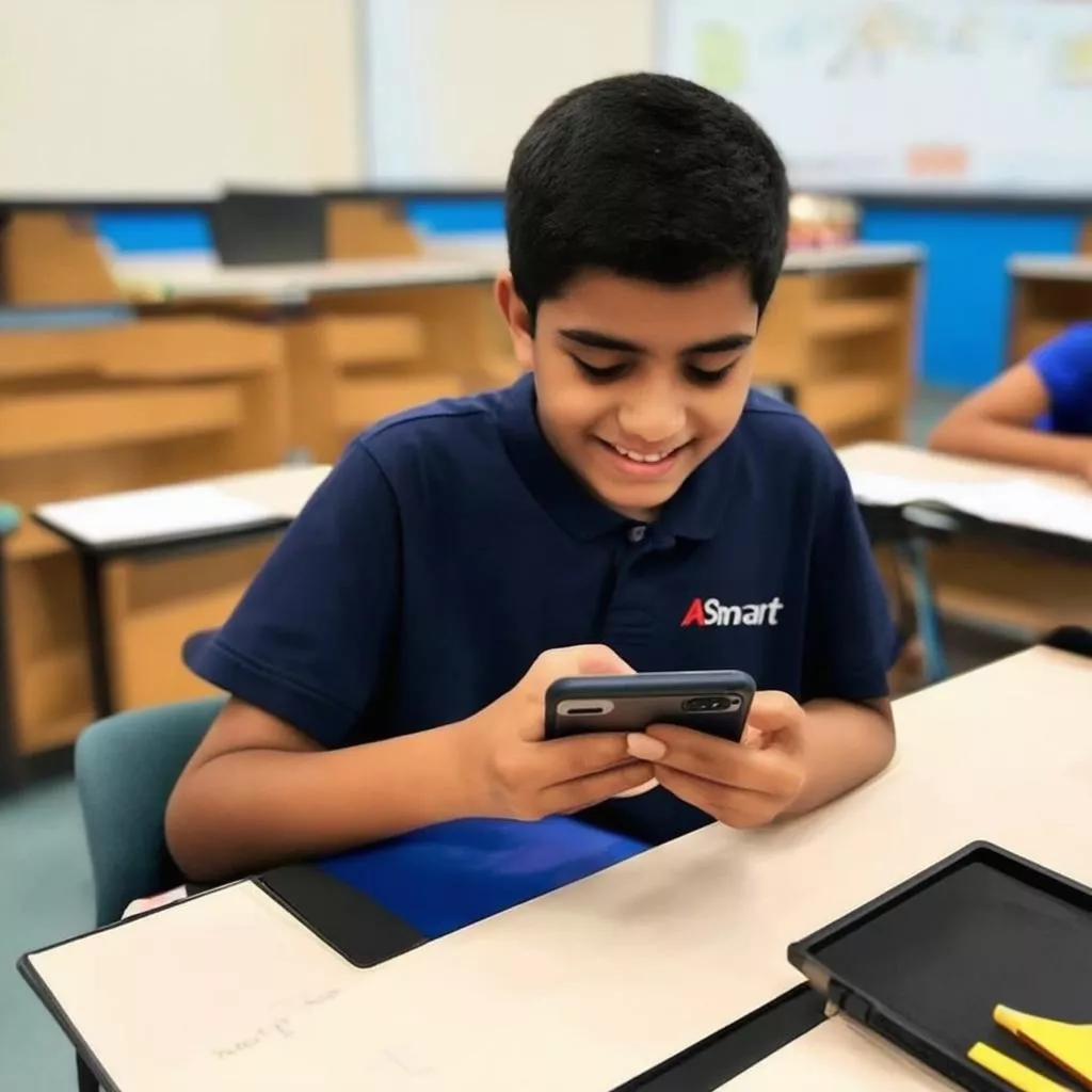 Học Sinh Sử Dụng ASmart Trên Điện Thoại
