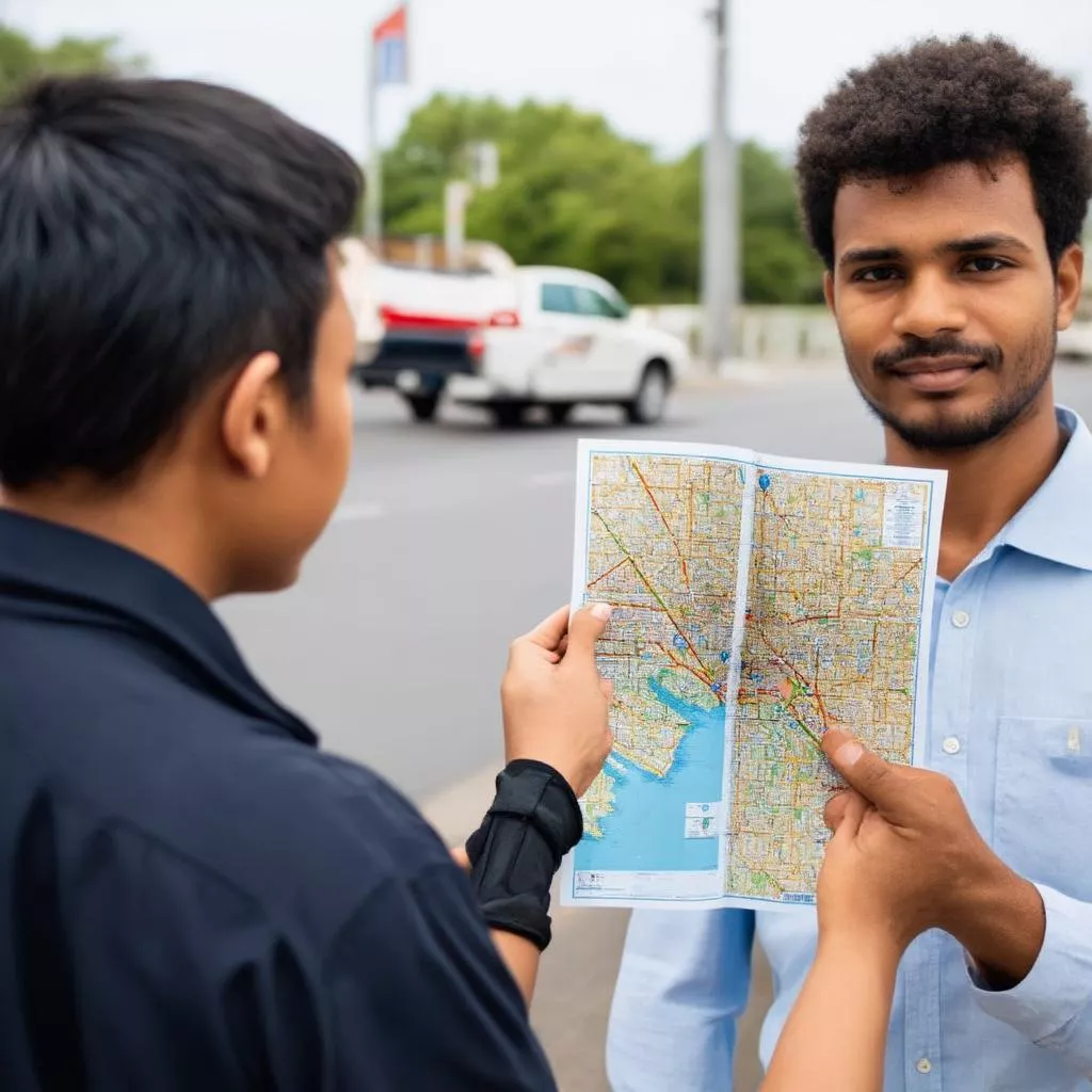 hỏi đường bằng tiếng anh