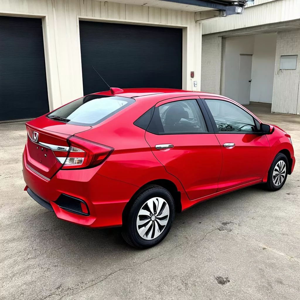 Honda City usata rossa