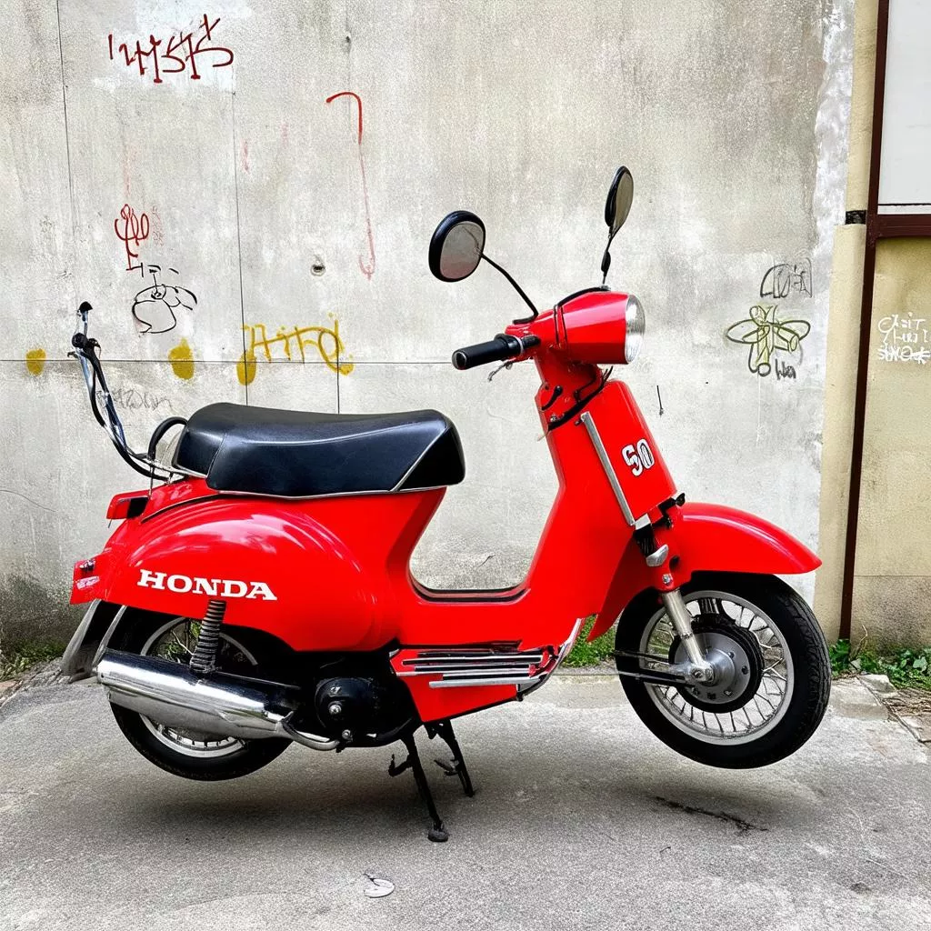 Honda Cub 50 Màu Đỏ