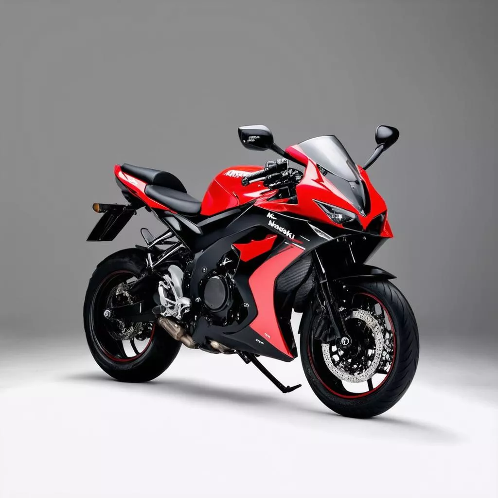 Red and Black Kawasaki Ninja 300