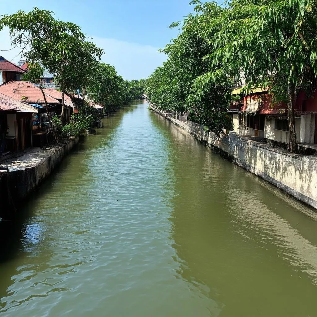 Canal 19/5 in Binh Tan District