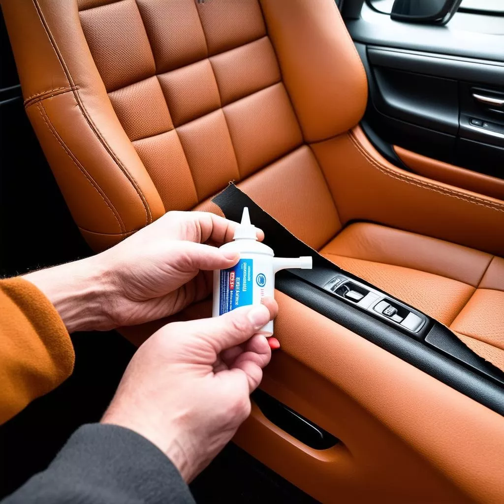 Keo dán ghế da ô tô: Bí quyết "hô biến" nội thất xe sang trọng như mới