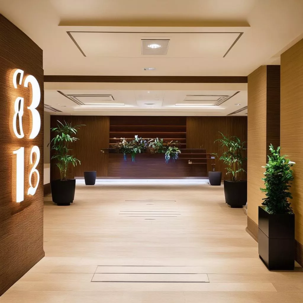 अनोखे फ्लोर नंबर वाला आधुनिक होटल