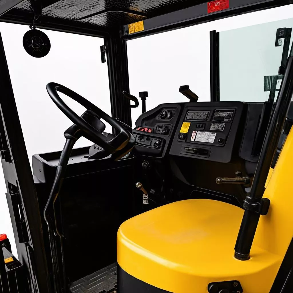 Forklift operator cabin