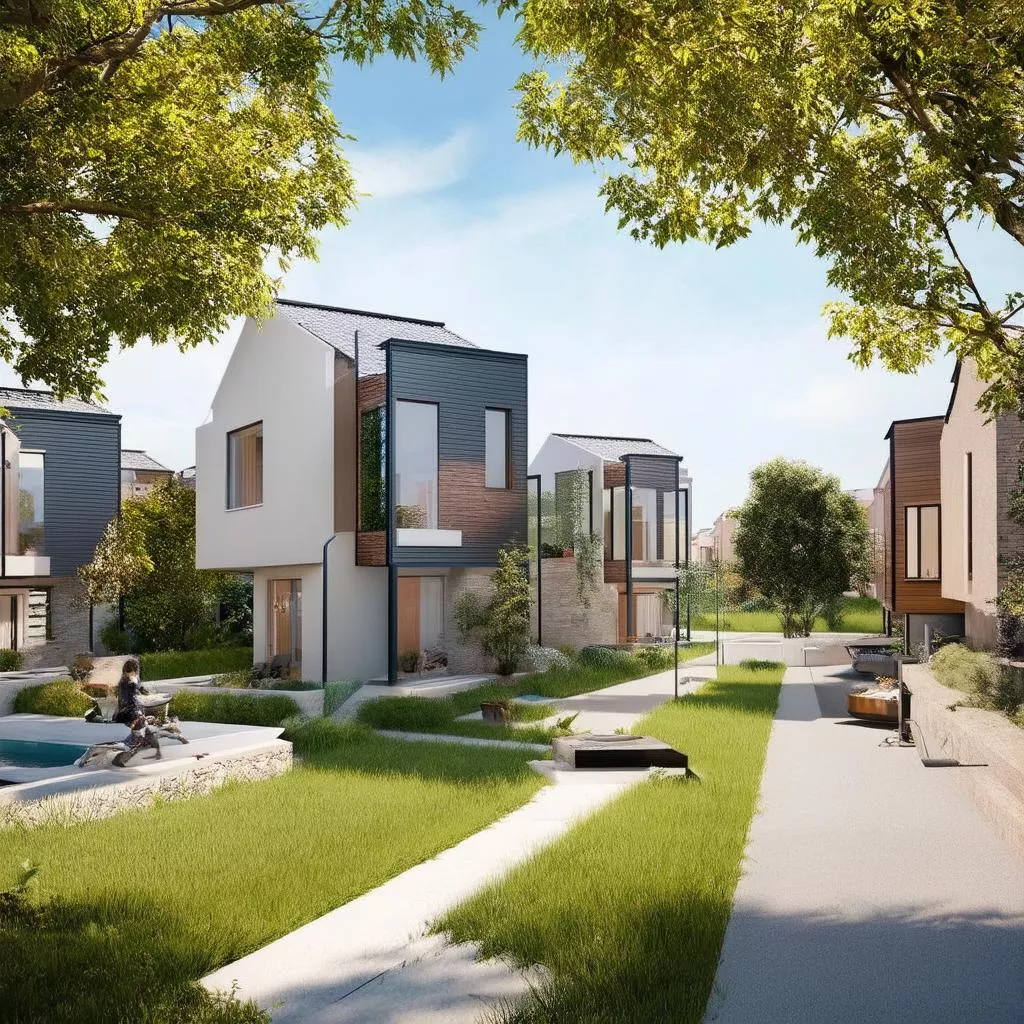 Modern Residential Area