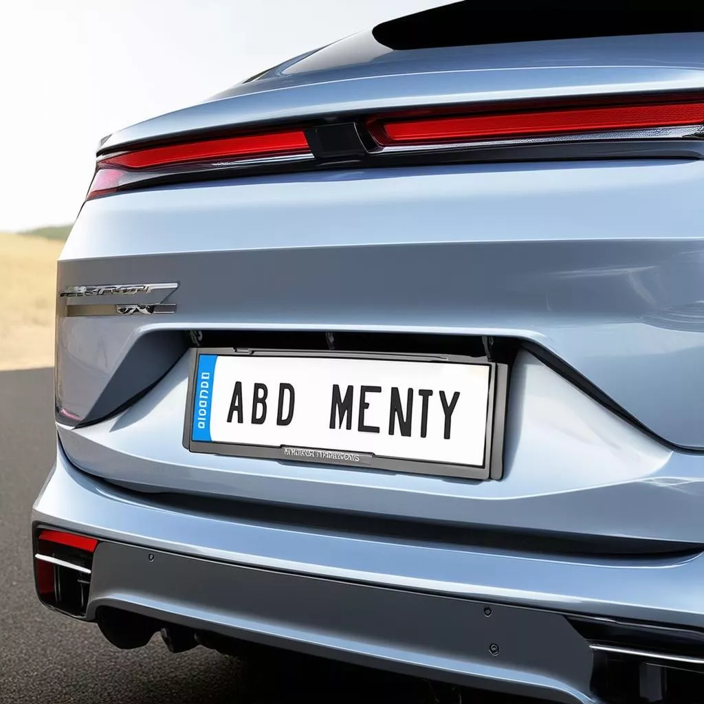 European License Plate Frame for Cars