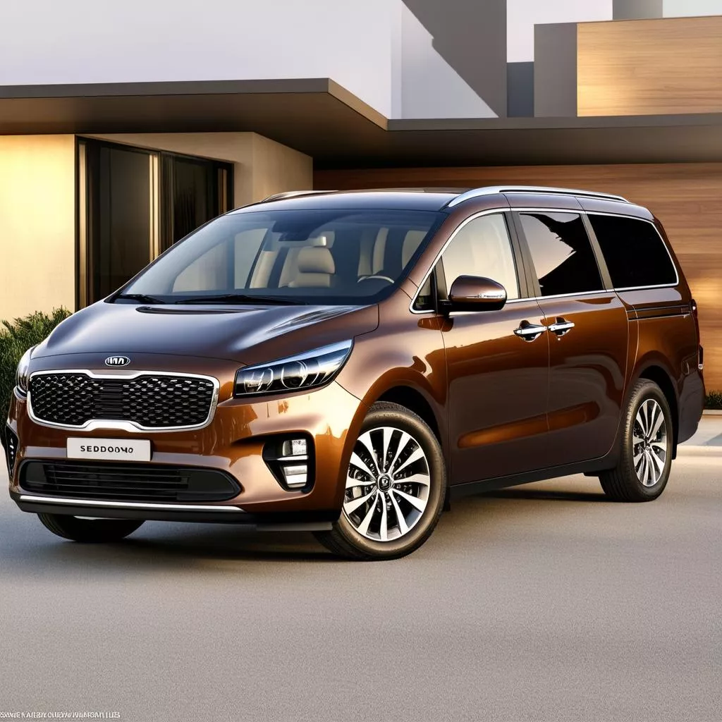 Brown 2019 Kia Sedona