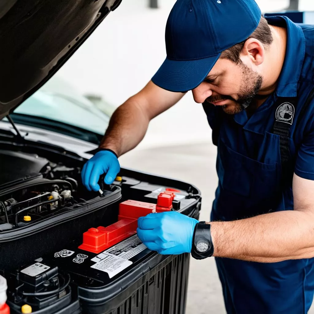 Checking a Car Battery