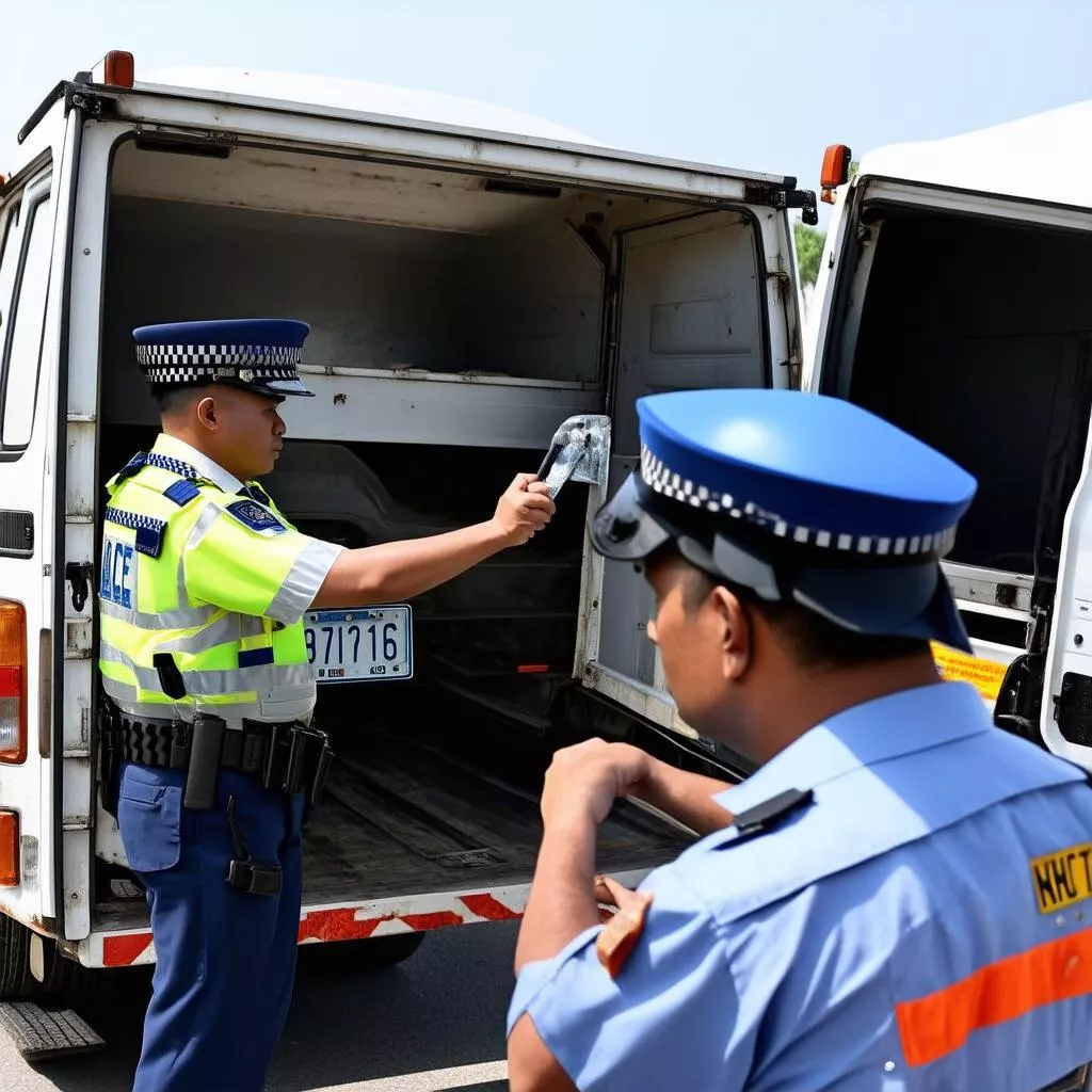 Kiểm tra biển số xe tải