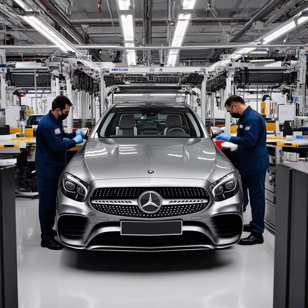 Kiểm tra chất lượng Mercedes