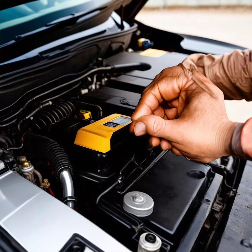 エンジンオイルの点検