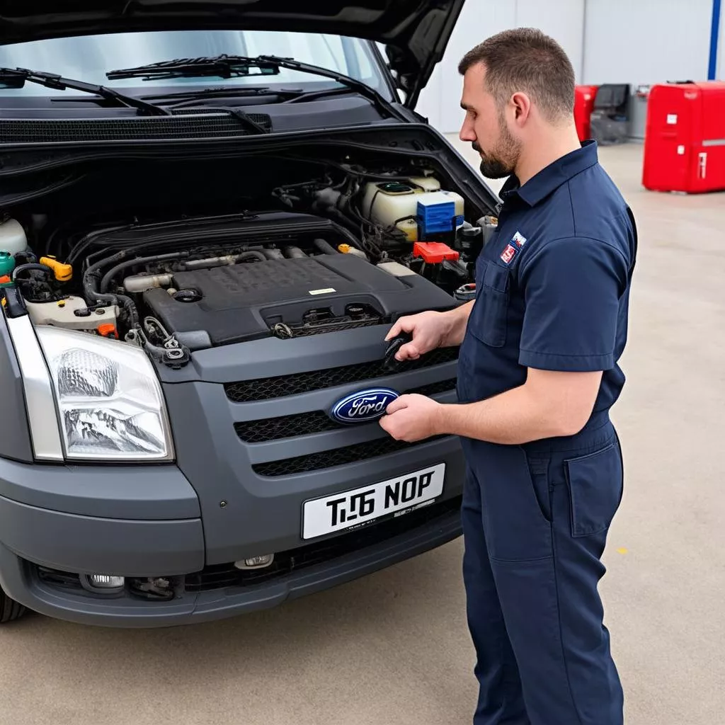 Kiểm Tra Động Cơ Ford Transit