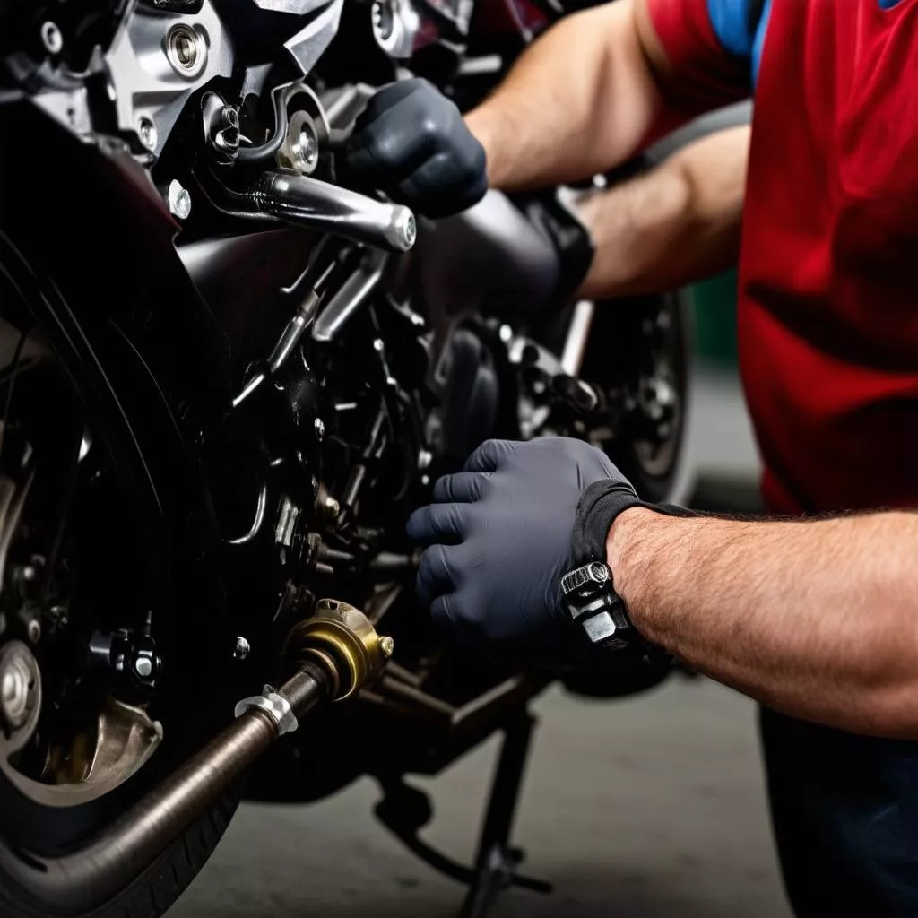 Kiểm tra động cơ xe SH