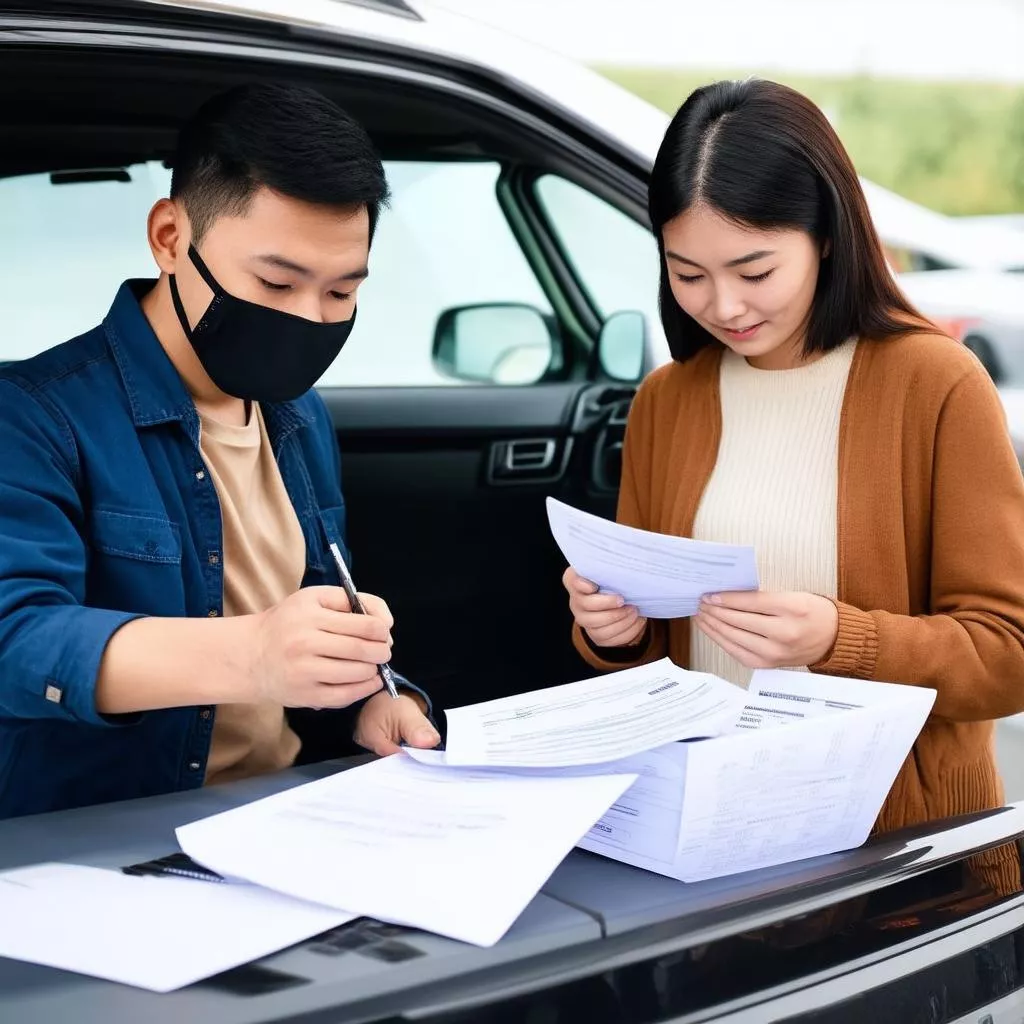 Checking vehicle documents