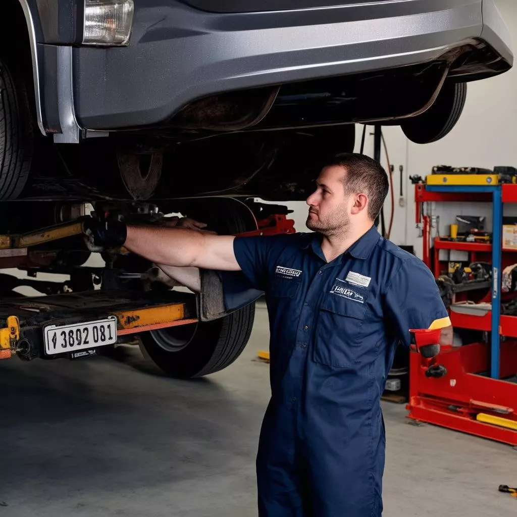 Kiểm tra hệ gôn treo xe tải