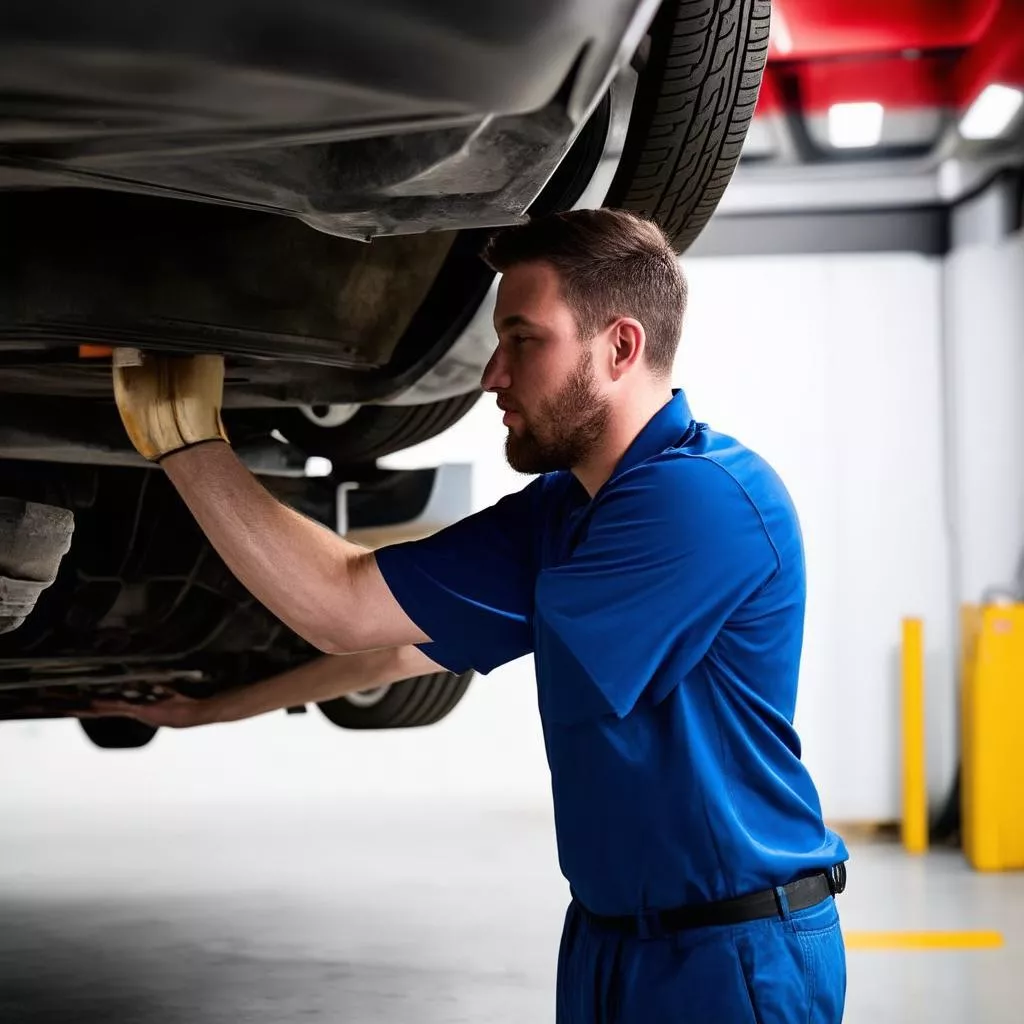 Kiểm tra gầm xe ô tô