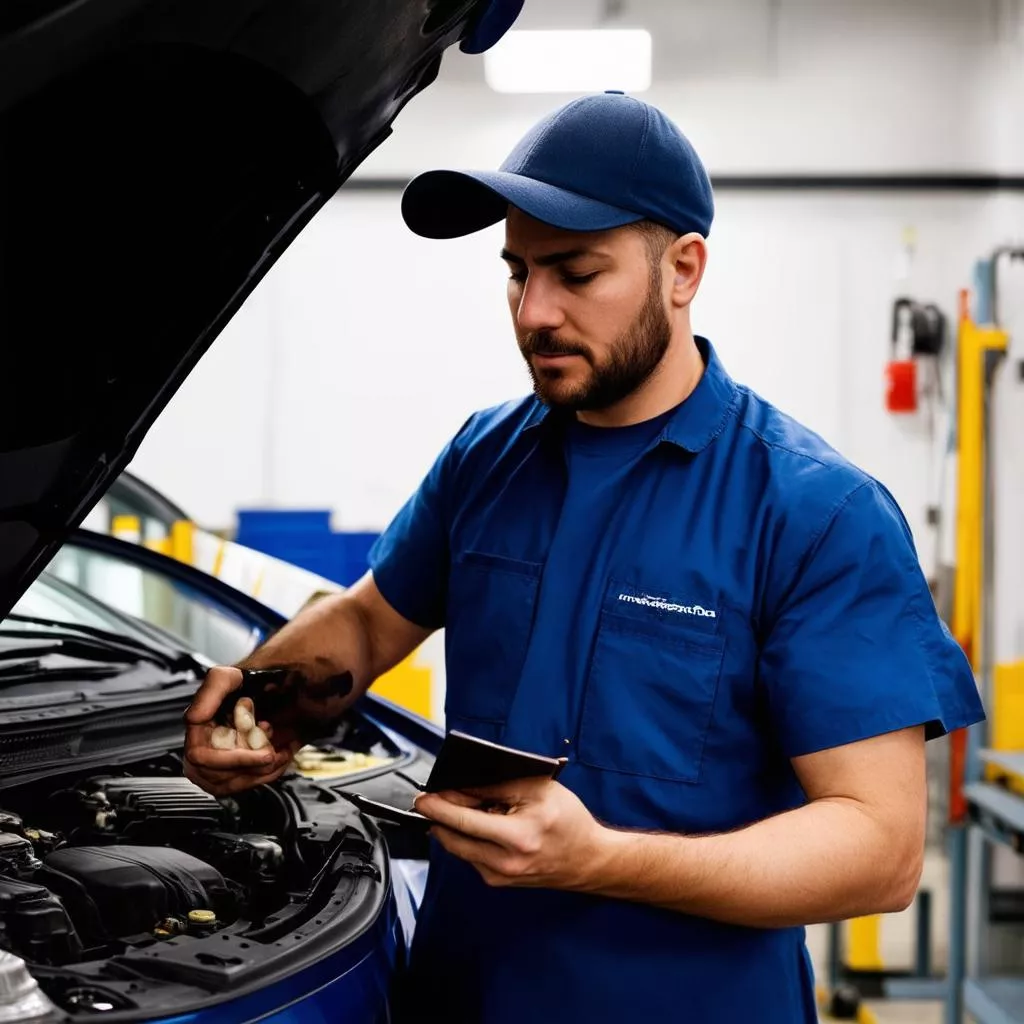 Regular vehicle maintenance check