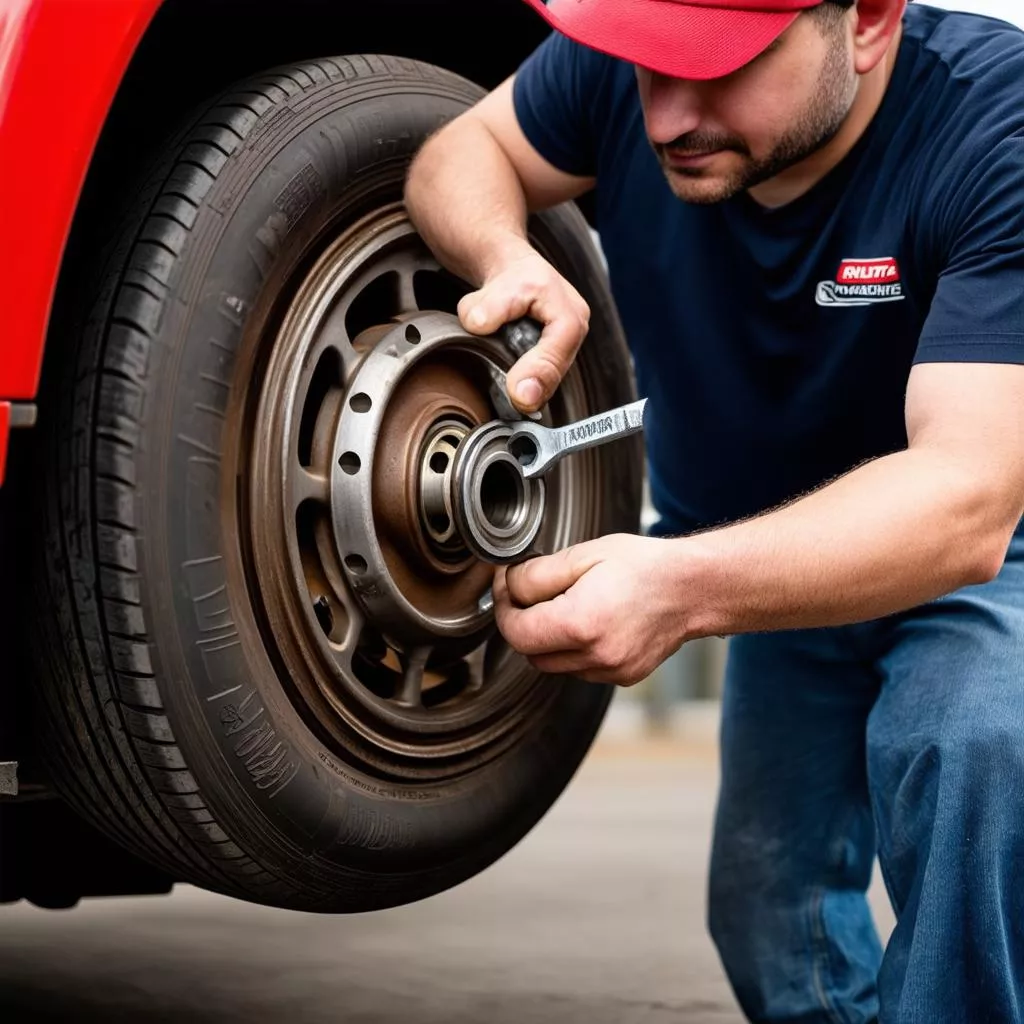 Kiểm tra moay ơ ô tô