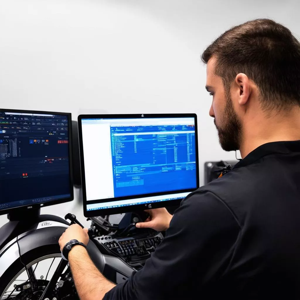 Kiểm tra phần mềm xe máy