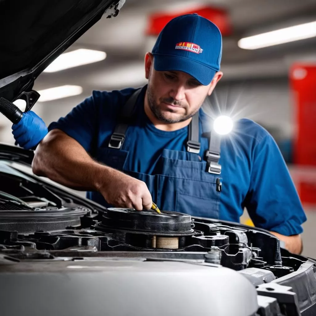 Inspecting Auto Parts