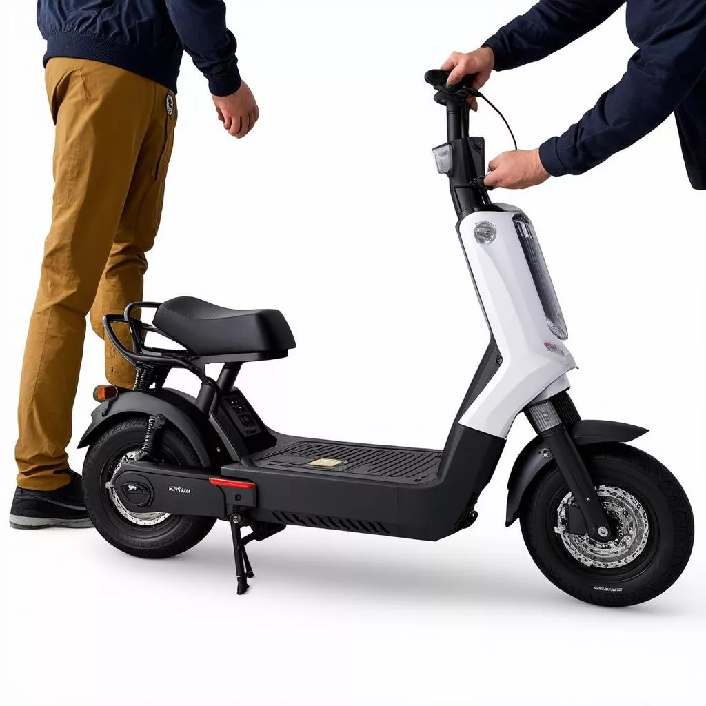 Inspecting an Electric Scooter