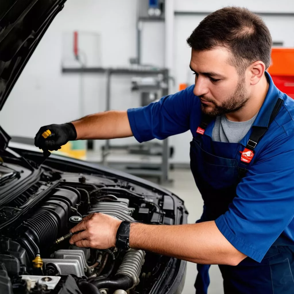 Ispezione di un'auto