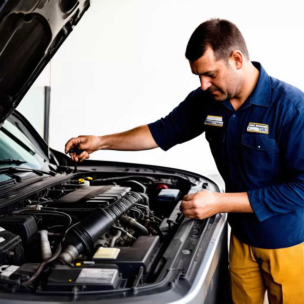 Kiểm tra xe tải cũ