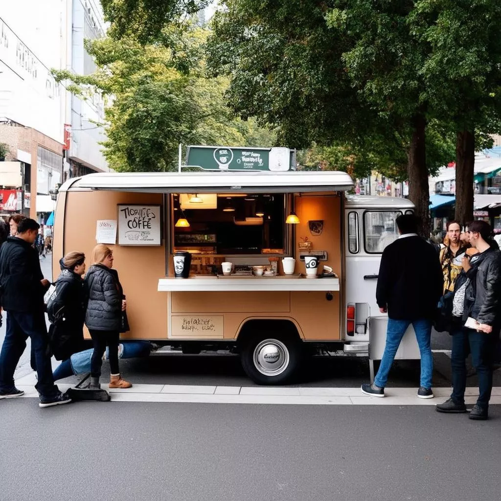 Running a coffee business from a car