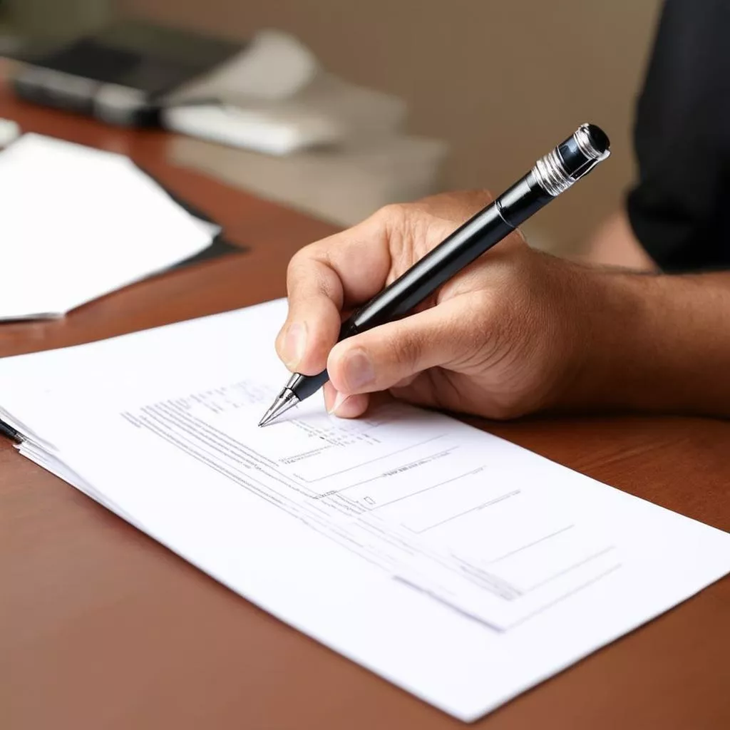 Giấy ủy quyền sử dụng xe ô tô: Những điều bạn cần biết