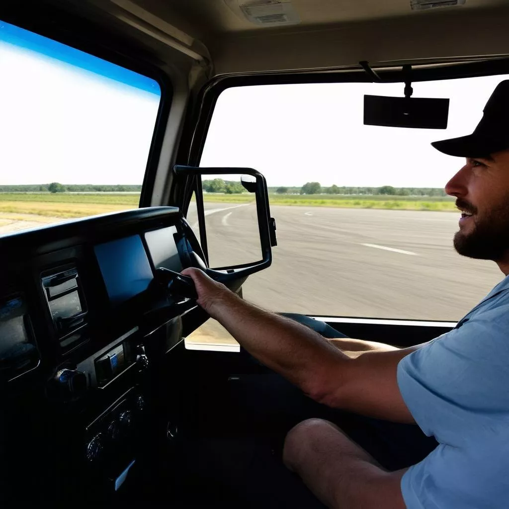 Lái xe tải chuyên nghiệp