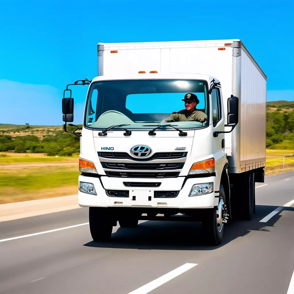 Lái xe tải Hino