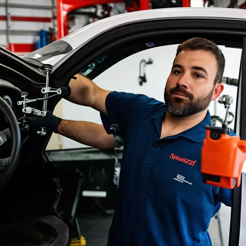 Lắp đặt bộ nâng hạ kính ô tô