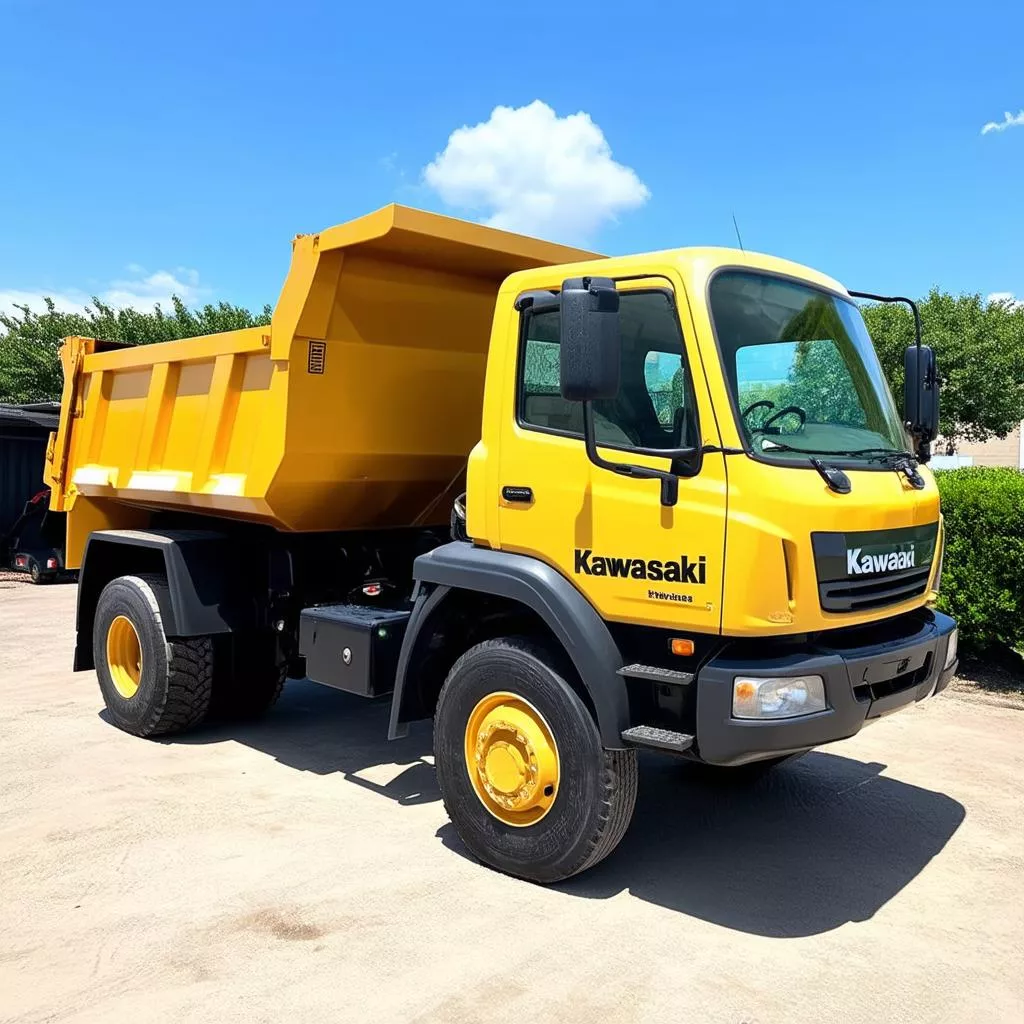 Xe tải lu tĩnh Kawasaki 8 tấn an toàn hiệu quả