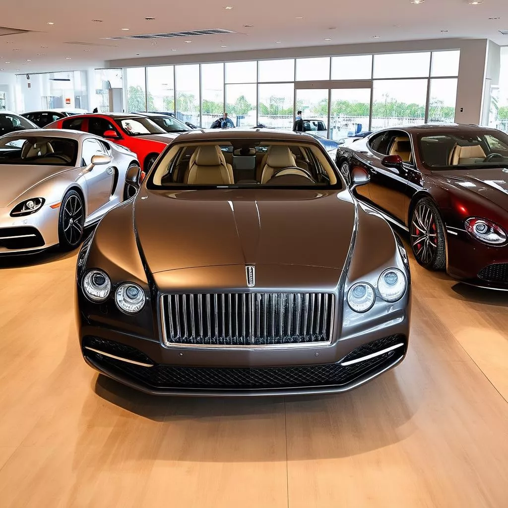 Luxury Car Dealership Showroom