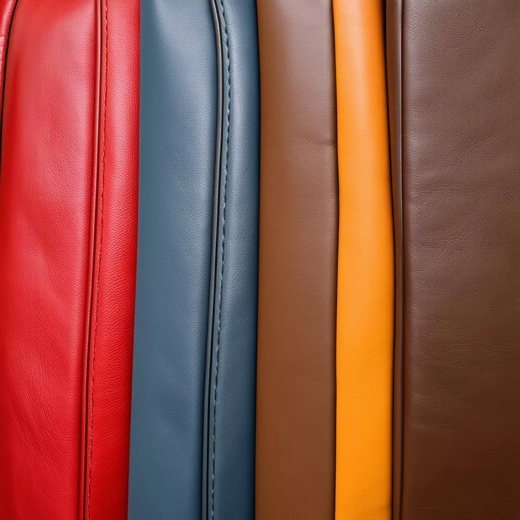 Car seat upholstery colors