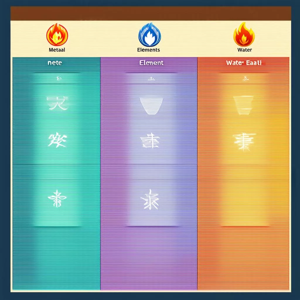 Bảng màu sắc hợp mệnh