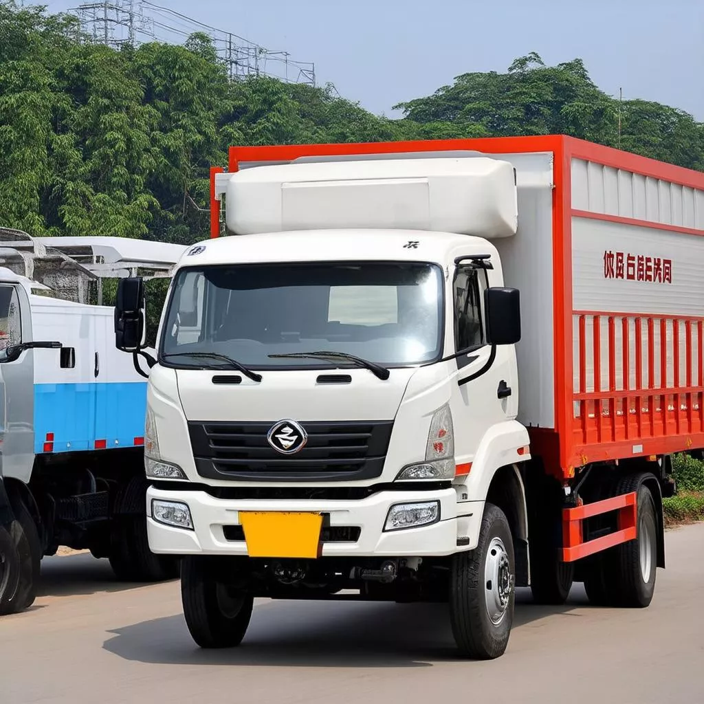 Bảng màu xe tải Dongfeng Trường Giang