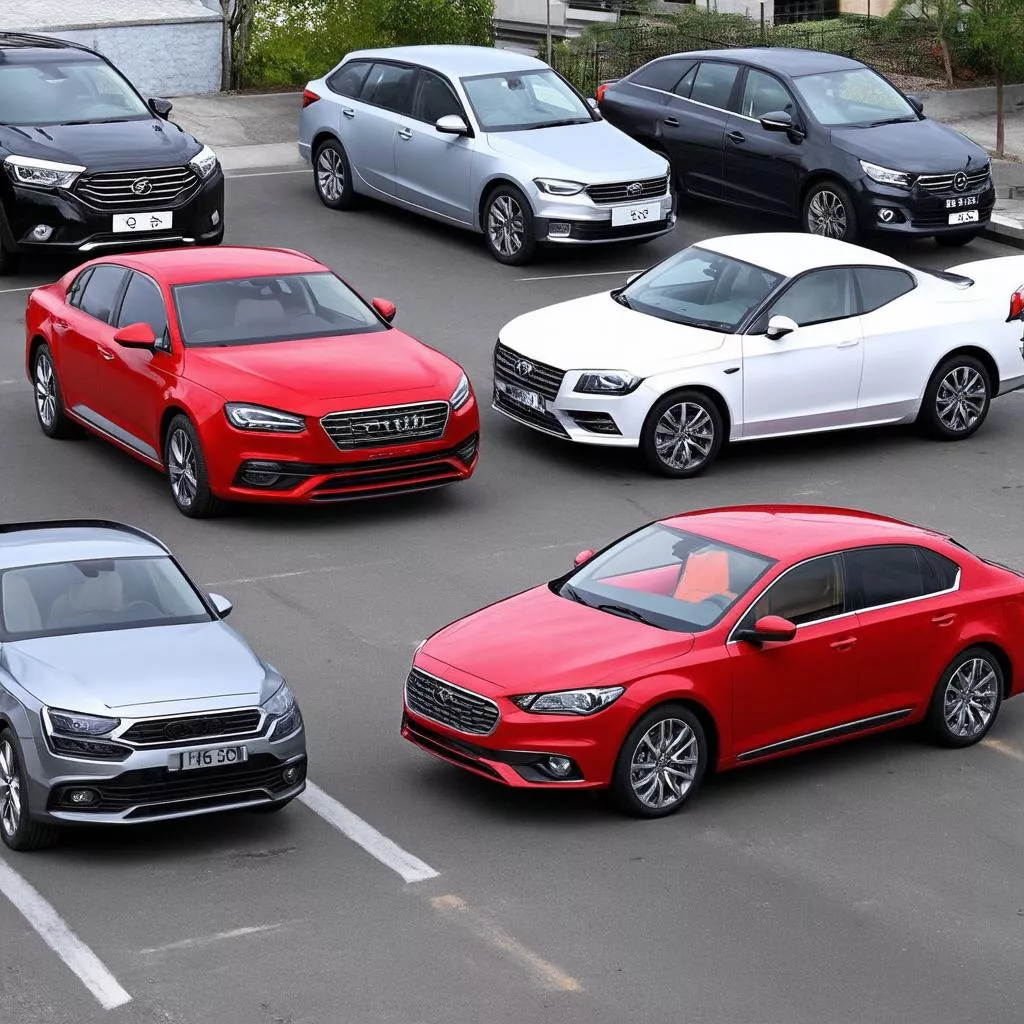 Màu sơn xe hợp phong thủy