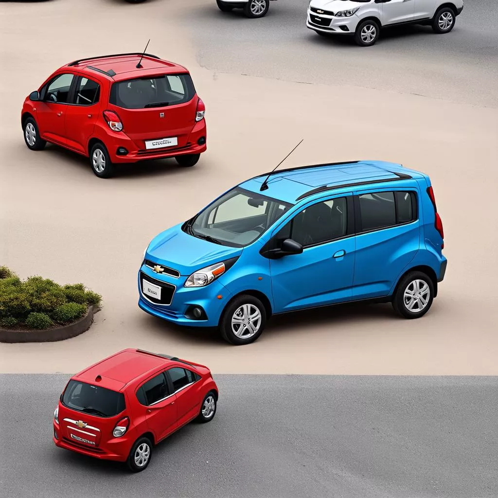 Các màu xe Spark Van