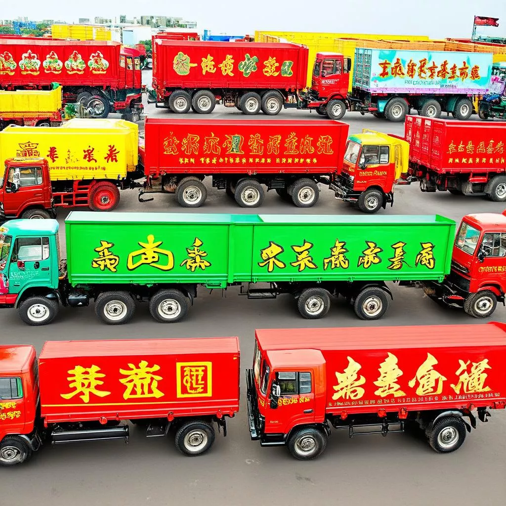 Màu xe tải hợp phong thủy