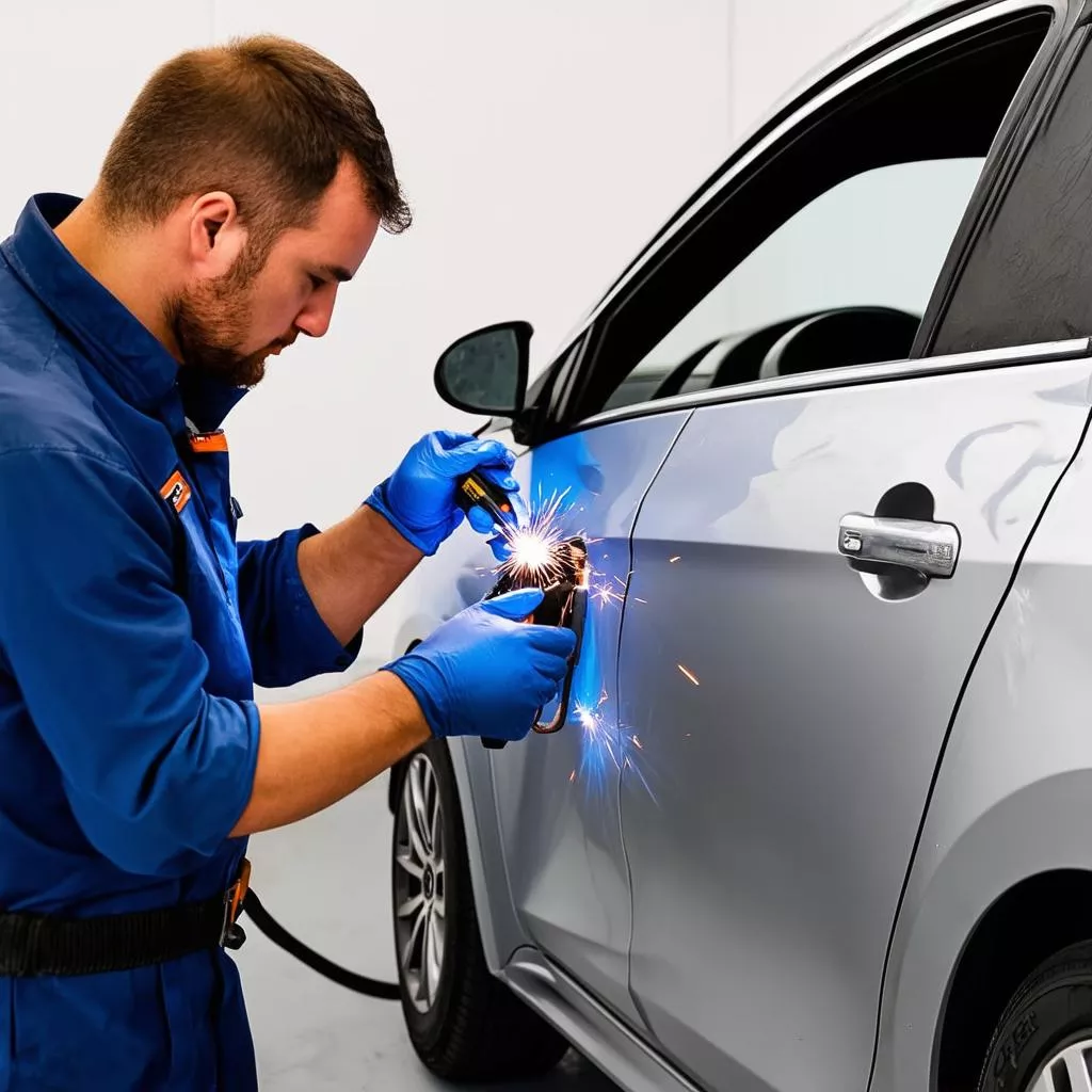 Auto Body Dent Repair: The Magic of Spot Welders