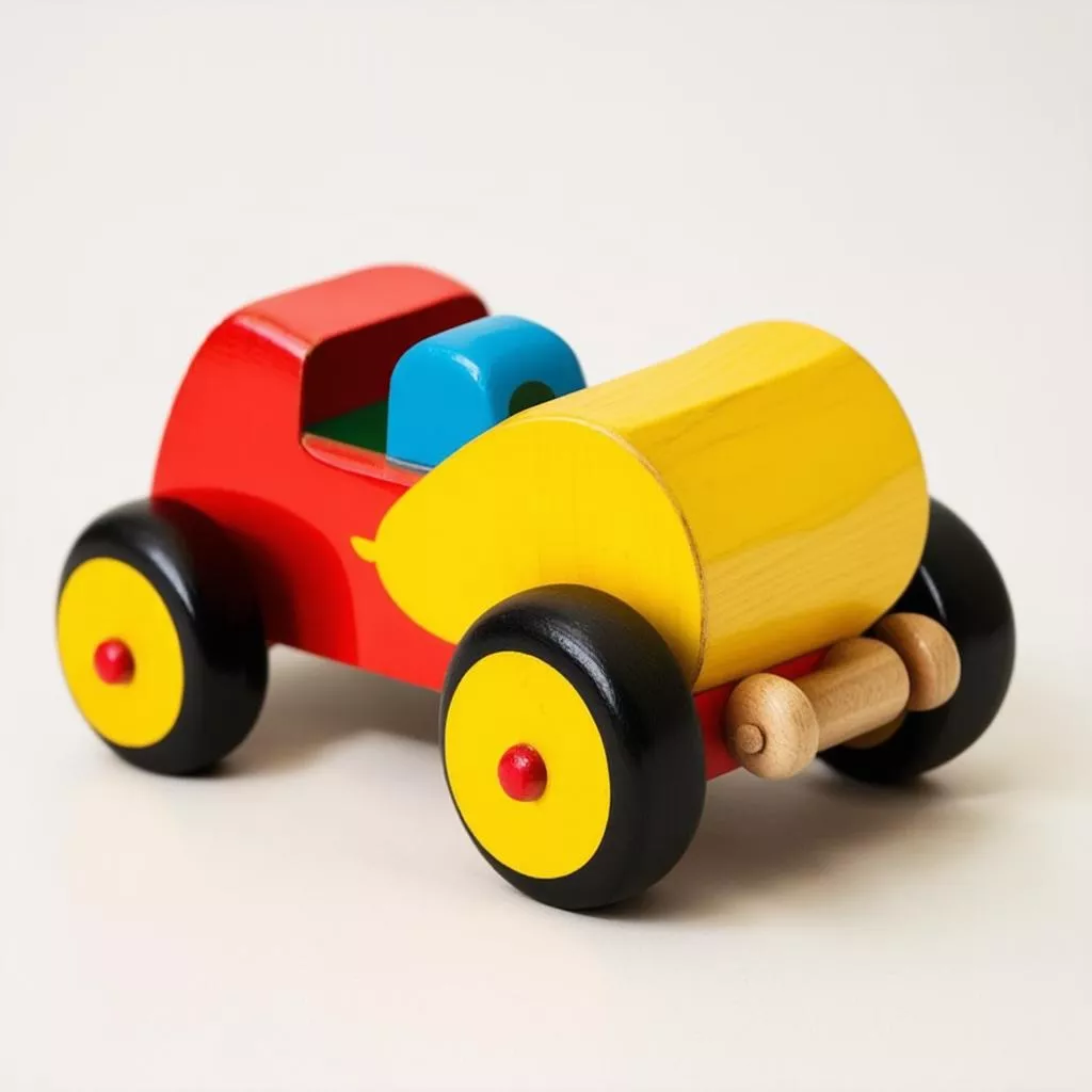 Wooden car model for children