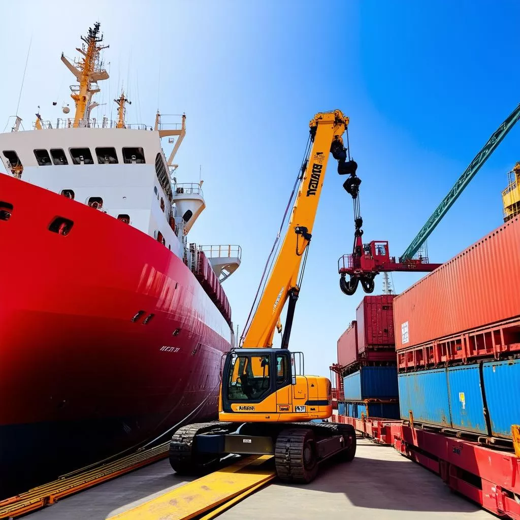 Móc khoen cẩu 3 tấn tại cảng biển