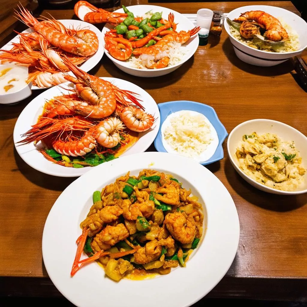 Fresh Seafood Platter at Gio Bien