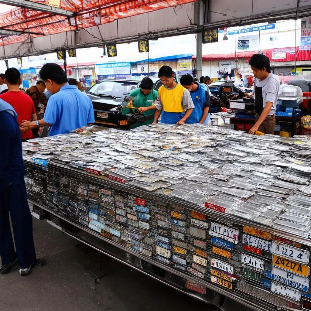 ナンバープレートの売買