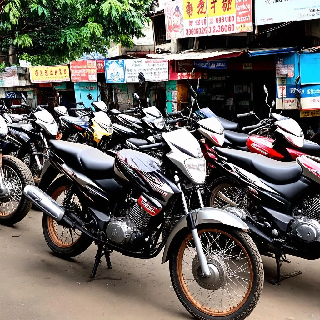 Buying and Selling Motorbikes in Hanoi