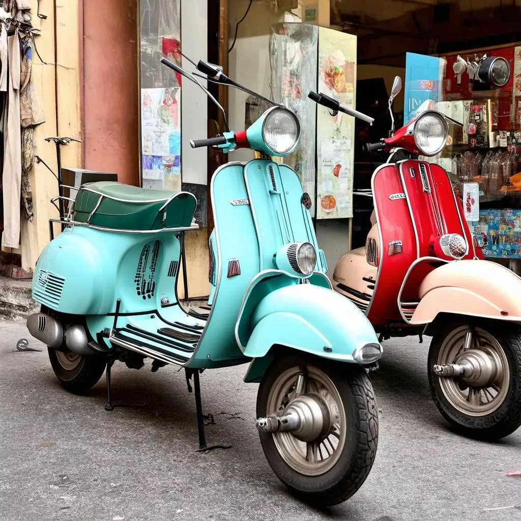 Cửa hàng mua bán xe Vespa cũ