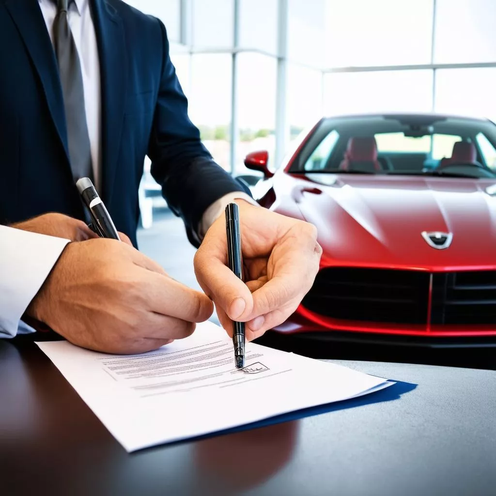 Buying a car at the end of the year