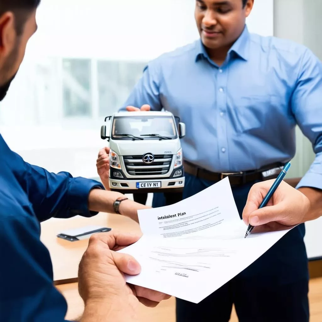 Mua xe tải trả góp